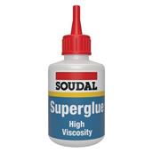 Soudal 115107 High Viscosity Superglue 50g