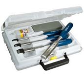 Stanley 0-16-130 6 Piece 5002 Chisel Set with Oil and Sharpening Stone