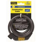 Sterling 101C Combination Locking Cable 10mm x 1.5m