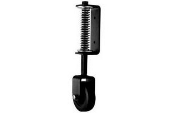 PER940-0000BK - Perry 940 Heavy Duty Spring Loaded Gate Wheel Black 368mm