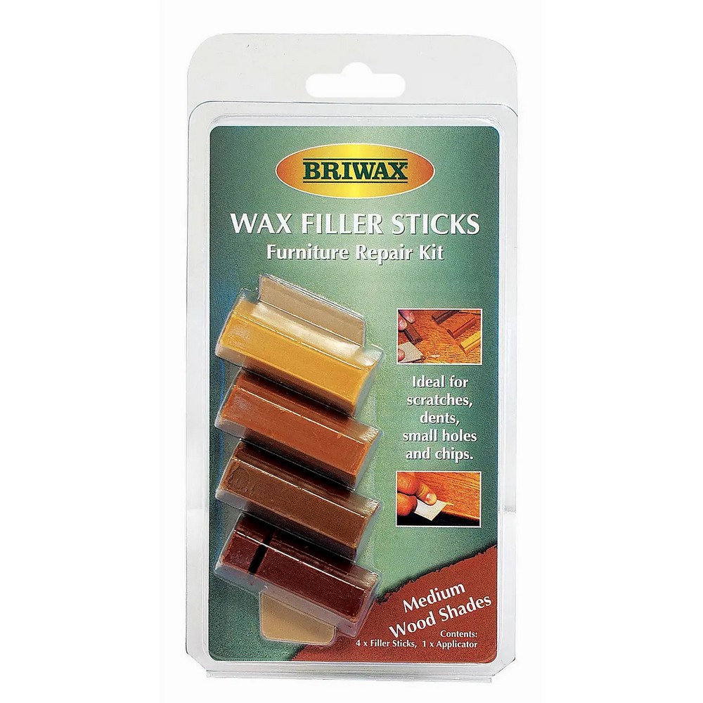Briwax Wax Filler Sticks Medium Card of 4
