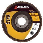 Abracs ABFA115B080 Flap Discs 115mm 80 Grit Alluminium Oxide Pack of 5