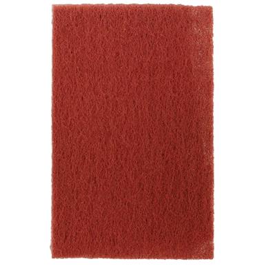 Medium Non Woven Sanding Hand Pads 150mm x 230mm Maroon Pack of 10 * Clearance *