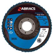 Abracs ABFZ115B120 Flap Disc 115mm Zirconium 120 Grit Pack of 5