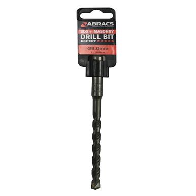 Abracs DBC080250 SDS+ Masonry Drill Bit 8.0mm x 250mm