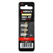 Abracs DBT302 3.0mm HSS Drill Bit Tin Coated Wallet of 2