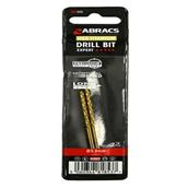 Abracs DBT322 3.2mm HSS Drill Bit Tin Coated Wallet of 2