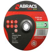 Abracs Proflex PF23060DS Depressed Stone Grinding Disc 230 x 6.0 x 22mm Box of 5