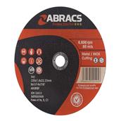 Abracs PFET12510FI INOX Flat Cutting Disc 125mm x 1.0mm x 22mm Extra Thin Proflex Box of 25