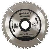 Abracs TCT18440 TCT Blade 184 x 30mm 40T Wood