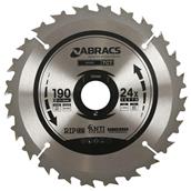 Abracs TCT19024 TCT Blade 190 x 30mm 24T Wood