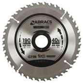 Abracs TCT19040 TCT Blade 190 x 30mm 40T Wood