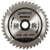 Abracs TCT21640 TCT Blade 216 x 30mm 40T Wood