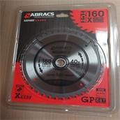 Abracs TCTC16040 TCT Blade 160 x 20mm 40T Wood