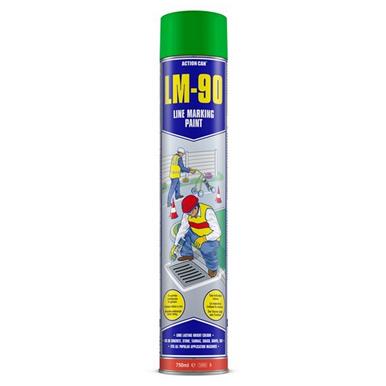 Action Can LM-90 Green Line Marking Paint Aerosol 750ml