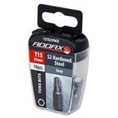 Addax 15TX25PACK Torx Screwdriver Bits S2 TX 15 x 25mm Pack of 10 * Clearance *
