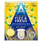 Astonish C2145 Toilet Bowl Tablets Fizz and Fresh Lemon Splash Pack of 8