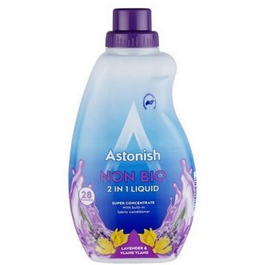 Astonish C3360 Non Bio Laundry Liquid 2 in 1 Lavender and Ylang Ylang 840ml