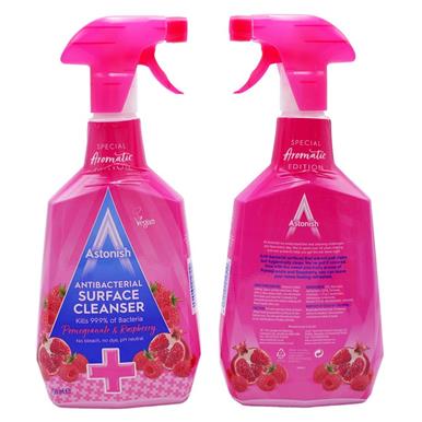 Astonish C3420 Antibacterial Surface Cleanser Pomegranate & Raspberry 750ml Trigger Spray