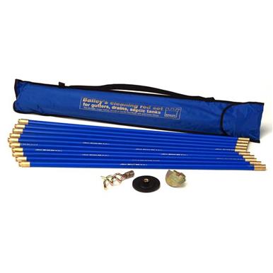 Bailey 5431 Drain Rod Set In Canvas Bag