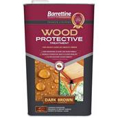 Barrettine Nourish and Protect Wood Protective Treatment Dark Brown 1L