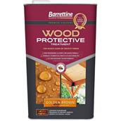 Barrettine Nourish and Protect Wood Protective Treatment Golden Brown 1L