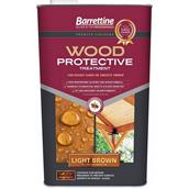 Barrettine Nourish and Protect Wood Protective Treatment Light Brown 1L
