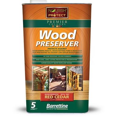 Barrettine Wood Preserver Red Cedar 5L * Clearance *