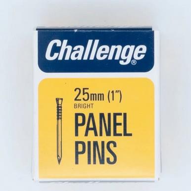 Bayonet Panel Pins 25mm 50g Pack. Display Of 24 Boxes