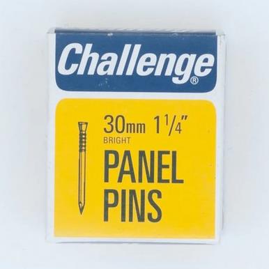 Bayonet Panel Pins 30mm 40g Pack. Display Of 24 Boxes