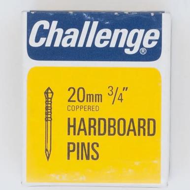 Bayonet Hardboard Pins 20mm 40g Pack. Display Of 24 Boxes * Clearance *
