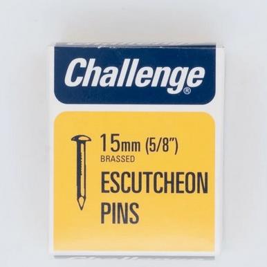 Bayonet Escutcheon Pins 15mm 40g Pack. Display Of 24 Boxes