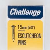 Bayonet Escutcheon Pins 15mm 40g Pack. Display Of 24 Boxes