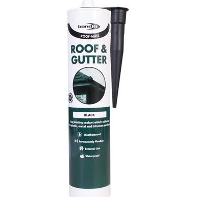 Bond It BDGR ROOFMATE Roof & Gutter Sealant Black C3