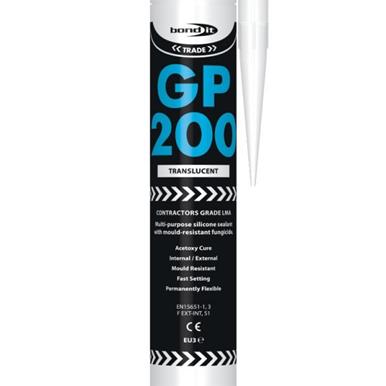 Bond It GP200 General Purpose Silicone Clear C3