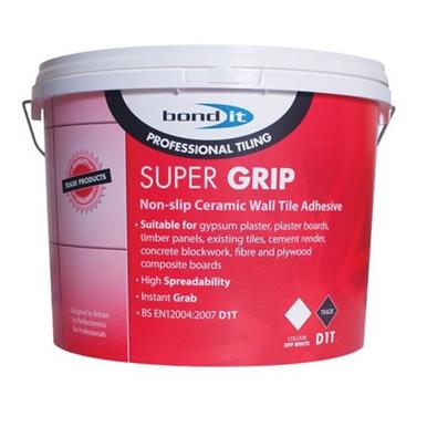 Bond it BDTA07 Super Grip Ready Mixed Non Slip Tile Adhesive 14Kg