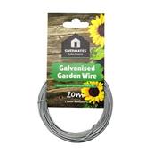 Kingfisher GSW103 Shedmates Galvanised Garden Wire 20m x 1.2mm Diameter