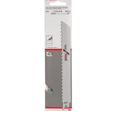 Bosch S1542K Wood Sabre Blades Pack of 5 (Was S1111K)