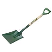 Bulldog 2SM2PD Square Mouth Shovel No2 Wooden Shaft Plastic D Handle