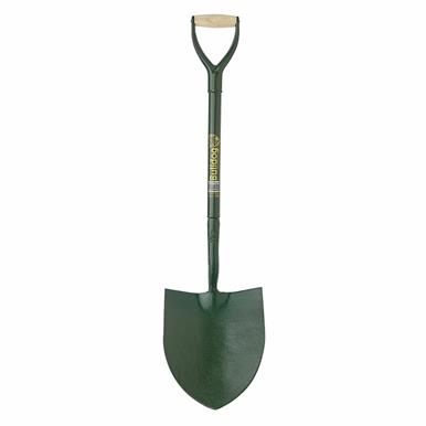 Bulldog 5RM2AM Round Mouth Shovel 28&quot; Metal YD Handle