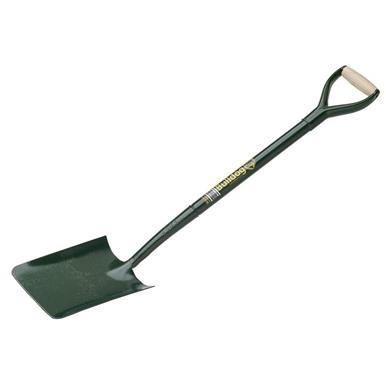 Bulldog 5TSAM Square Trench Shovel 28&quot; Metal YD Handle