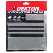 Dekton DT30510 Sharpening Stone Set 5pc