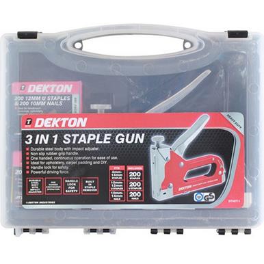 Dekton DT40711 3 in 1 Staple Gun & Staples