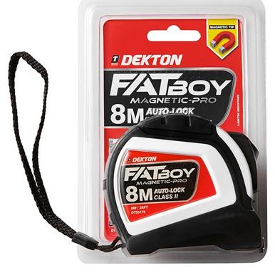 Dekton DT55175 Fatboy Magnetic Tape Measure 8m x 25mm