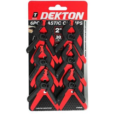 Dekton DT60626 Spring Clamps 2&quot; Pack of 6