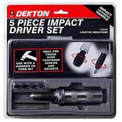 Dekton DT65226 Hand Impact Screwdriver Set 5Pc