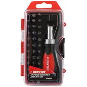 Dekton DT65234 Stubby Ratchet Screwdriver and Bit Set 37pc