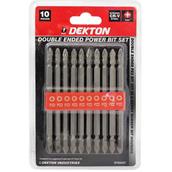 Dekton DT65427 Double Ended Power Bit Set 110mm PZ2 10pc