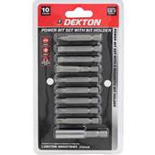 Dekton DT65428 Power Bit Set and Bit Holder