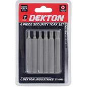 Dekton DT65460 Security Torx Set 6pc